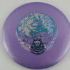 “Smuggler’s Pursuit” Isaac Robinson 500 Archive – Pro Worlds Stamp - purple - teal - silver-holographic - neutral - somewhat-gummy - 177g-2 - 178-3g