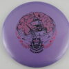 “Smuggler’s Pursuit” Isaac Robinson 500 Archive – Pro Worlds Stamp - purple - oil-slick-pink - black - neutral - somewhat-gummy - 178g - 179-4g
