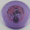 “Smuggler’s Pursuit” Isaac Robinson 500 Archive – Pro Worlds Stamp - purple - oil-slick-pink - black - neutral - somewhat-gummy - 178g - 179-4g