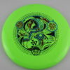 Zoe Andyke Aura Mana - neon-green - blue - black - red - somewhat-flat - somewhat-stiff - 177g - 178-9g