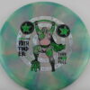 Nebula Aura Pathfinder - blend-pinkgreen - money - black - green - somewhat-flat - somewhat-stiff - 173g - 175-6g