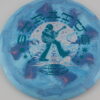 ESP Swirly Stratus - Ledgestone 2024 - Season 2 - blue - teal - silver-hexagons - somewhat-flat - somewhat-gummy - 155-159g - 157-5g