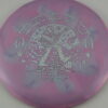 ESP Swirly Stratus - Ledgestone 2024 - Season 2 - pink - silver-stars - silver-hexagons - somewhat-flat - pretty-gummy - 155-159g - 157-8g