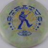 ESP Swirly Stratus - Ledgestone 2024 - Season 2 - light-green - blue - gold-stars - somewhat-flat - pretty-gummy - 155-159g - 157-6g