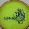 OTB Open Proton Soft Paradox - yellow - orange - blue-fracture - black - silver-dots-small - pretty-flat - somewhat-gummy - 174g - 173-9g
