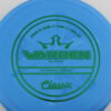 Classic Soft Warden - blue - green - somewhat-flat - somewhat-gummy - 174g - 174-2g