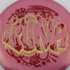 Paul McBeth Colorshift Z Graffiti Luna - pink - red-squares - gold-stars - pretty-flat - somewhat-stiff - 173-174g - 176-8g