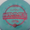 Adam Hammes ESP Swirl Signature Series Wasp - aqua - pink-hexagons - somewhat-flat - neutral - 177g-2 - 180-6g