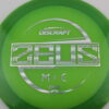Paul McBeth & Corey Ellis Z Glo Metallic Zeus Collaboration - green - silver - somewhat-flat - neutral - 173-174g - 175-6g