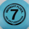 Midnight Flyer #7 Glow Sail - light-blue - black - somewhat-flat - somewhat-stiff - 158g - 159-6g