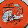 Stockton OTB Open Stamp Neutron Detour - orange - white - silver-holographic - black - pretty-flat - neutral - 177g - 177-2g