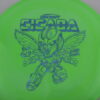 Cicada - ESP Glo - green - blue-snowflakes - neutral - neutral - 167-169g - 171-1g