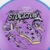 Stockton OTB Open Stamp Fission Rhythm - purple - silver-dots-small - silver - black - somewhat-flat - neutral - 171g - 171-8g - blue