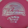 Titanium Zone - raspberry - silver-dollars - silver - pretty-flat - somewhat-stiff - 170-172g - 174-4g