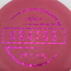 Paul McBeth First Run Kratos - dark-pink - pink-fracture - somewhat-flat - neutral - 173g - 173-8g