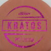 Paul McBeth First Run Kratos - burnt-orange - pink-fracture - somewhat-flat - neutral - 174g - 175-1g