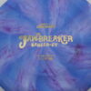 Banger GT - Jawbreaker - bluepurple - gold - thumbtrac-to-a-flat-center - somewhat-stiff - 173-174g - 175-5g