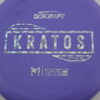 Kratos - Soft Blend - purple - silver-squares - pretty-flat - somewhat-gummy - 174g - 175-6g