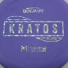 Kratos - Soft Blend - purple - silver-squares - pretty-flat - somewhat-gummy - 174g - 175-6g