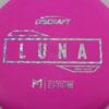 Paul McBeth Luna - pink - silver-fracture - neutral - somewhat-stiff - 174g - 174-5g