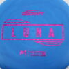 Paul McBeth Luna - blue - pink-fracture - neutral - somewhat-stiff - 172g - 172-5g