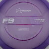 Prodigy F9 400 Plastic - First Run Stamp - purple - white - purple-fracture - super-domey - somewhat-gummy - 174g - 176-1g