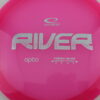 Opto River - pink - silver - somewhat-domey - somewhat-gummy - 175g - 176-2g