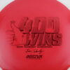 Star Roadrunner - Schwebby 400 - red - red - somewhat-domey - somewhat-gummy - 173-175g - 176-0g