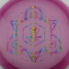 FD3 - 2023 Discmania Open Glow C-Line - glow-purple - rainbow-fracture - neutral - somewhat-gummy - 174g - 175-5g