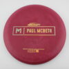 Paul McBeth Prototype Kratos - Rubber Blend - maroon - gold-holographic - somewhat-flat - neutral - 173-174g - 174-7g