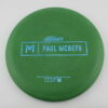 Paul McBeth Prototype Kratos - Rubber Blend - green - light-blue-fracture - somewhat-flat - neutral - 175g - 175-3g