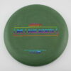 Paul McBeth Prototype Kratos - Rubber Blend - dark-green - rainbow - somewhat-flat - neutral - 173g - 173-8g