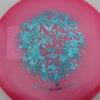 P1 - Flex 1 Color Glow C-Line European Open 2024 - glow-pink - blue-flowers - somewhat-flat - pretty-gummy - 174g - 175-0g