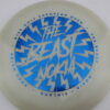 The Beast Metal Flake C-Line FD - white - blue - pretty-domey-in-the-center - somewhat-stiff - 175g - 176-7g