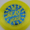 The Beast Metal Flake C-Line FD - yellow - blue - somewhat-domey - neutral - 173g - 175-0g