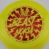 The Beast Metal Flake C-Line FD - yellow - red - somewhat-domey - somewhat-stiff - 173g - 175-0g