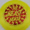 The Beast Metal Flake C-Line FD - yellow - red - somewhat-domey - somewhat-stiff - 173g - 175-0g