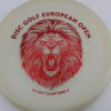 2024 European Open K1 Soft Glow Berg X - glow - red-fracture - pretty-flat - pretty-gummy - 175g - 175-4g