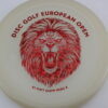 2024 European Open K1 Soft Glow Berg X - glow - red-fracture - pretty-flat - pretty-gummy - 175g - 175-3g