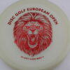 2024 European Open K1 Soft Glow Berg X - glow - red-fracture - pretty-flat - pretty-gummy - 173g - 176-4g