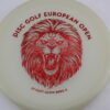 2024 European Open K1 Soft Glow Berg X - glow - red-fracture - pretty-flat - pretty-gummy - 173g - 176-5g