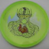 Soft Tempo Tin Man Stamp Proton - neon-green - silver-holographic - silver - red-fracture - super-flat - somewhat-gummy - 173g - 173-8g - yellow