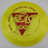 Triangle Beast Metal Flake C-Line FD - neon-yellow - red-fracture - somewhat-domey - somewhat-stiff - 176g - 176-1g