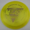 C-Line FD Triangle Beast Metal Flake - neon-yellow - gold - somewhat-domey - somewhat-stiff - 176g - 175-8g