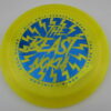 Circle Beast Metal Flake C-Line FD - neon-yellow - blue - somewhat-domey - somewhat-stiff - 176g - 176-3g