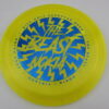 Circle Beast Metal Flake C-Line FD - neon-yellow - blue - somewhat-domey - somewhat-stiff - 173g - 174-6g