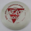 Triangle Beast Metal Flake C-Line FD - white - red-fracture - somewhat-domey - somewhat-stiff - 176g - 175-6g