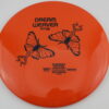 Taffy Dream Weaver - red-orange - black - neutral - somewhat-stiff - 174g - 175-8g