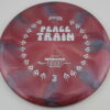 Shimmer Peace Train - raspberry - silver-holographic - neutral - somewhat-stiff - 177g - 178-4g