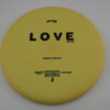 Touch Love - light-yellow - black - pretty-flat - pretty-stiff - 171g - 172-8g